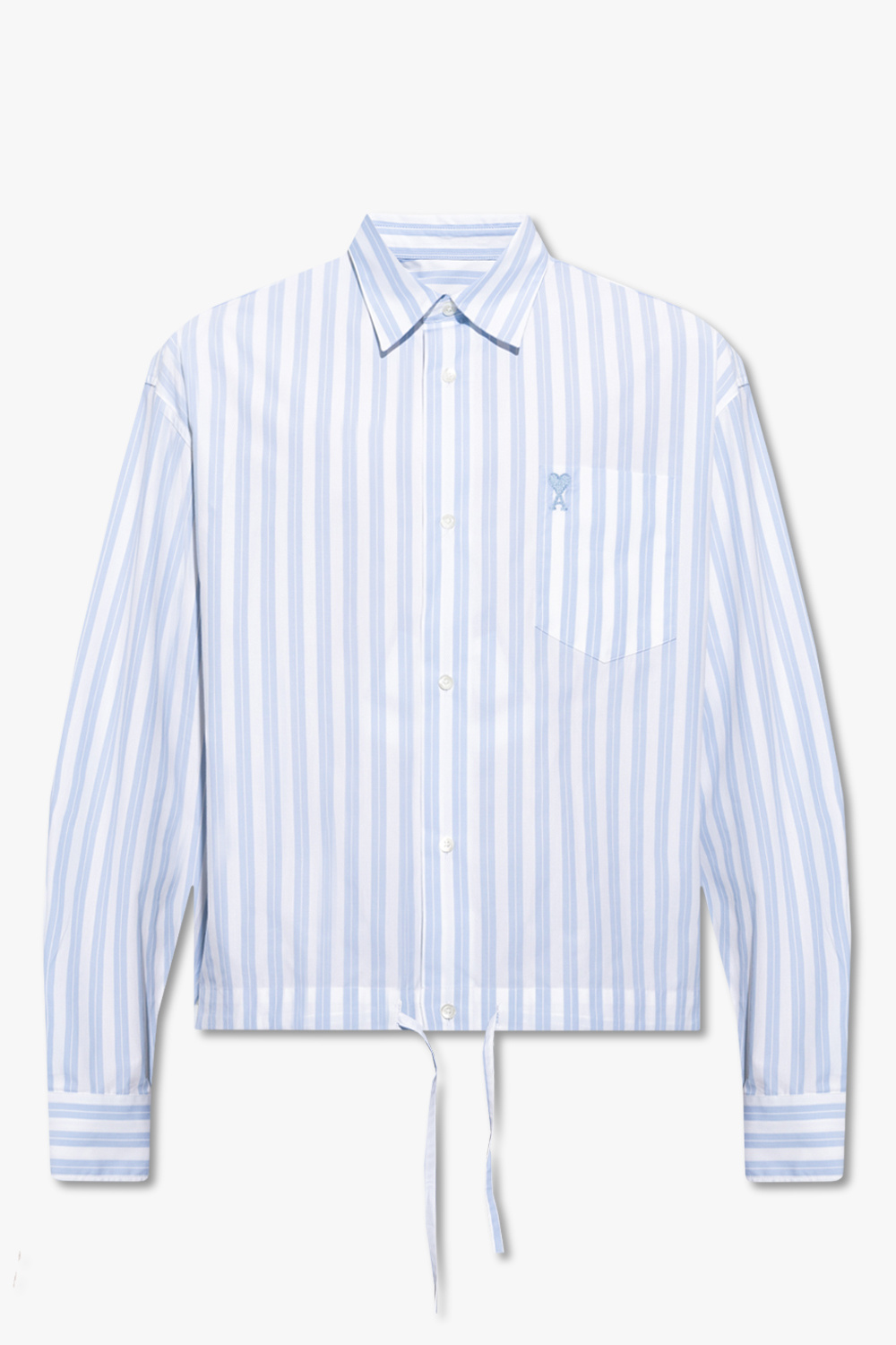 SchaferandweinerShops GB - Light blue Striped shirt Ami